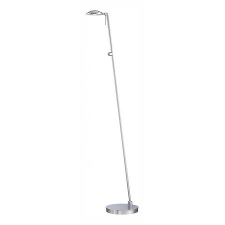 Minka George Kovacs One Light Chrome Metal Shade Floor Lamp P4334-077